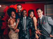 Hadestown's Kimberly Marable, Timothy Hughes, Ahmad Simmons, Afra Hines and John Krause